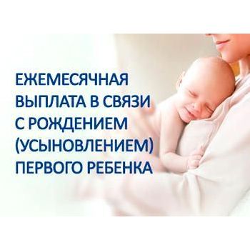 Ежемесячная выплата в связи с рождением (усыновлением)  первого ребенка