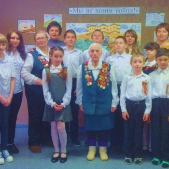 Встреча детей с ветеранами Великой Отечественной войны